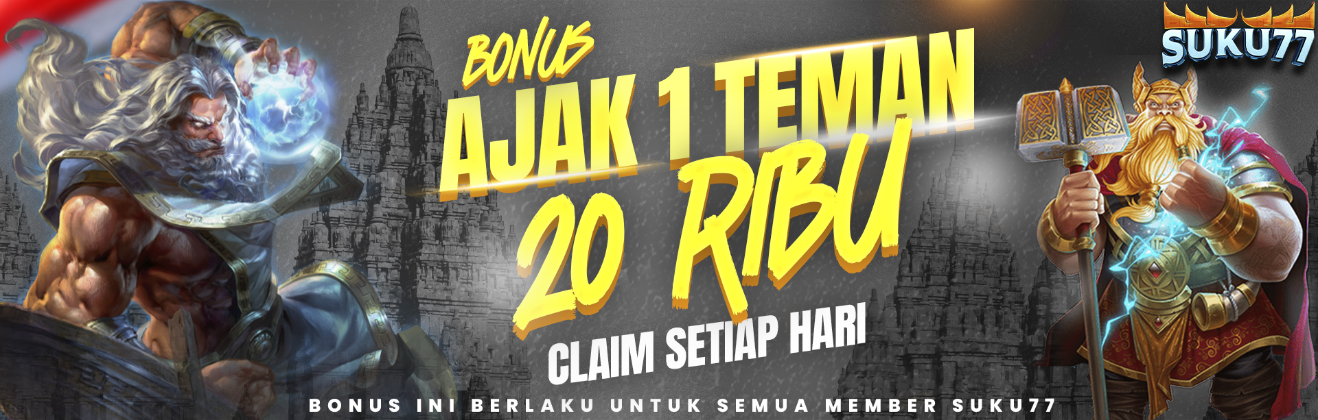 BONUS GRATIS 20 Ribu 