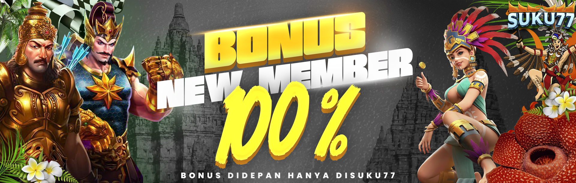 BONUS NEW MEMBER 100% DIDEPAN